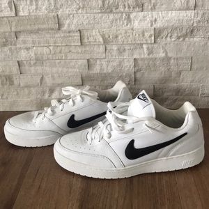 Vtg Nike Swoosh Franchise Low White Shoes Sneakers